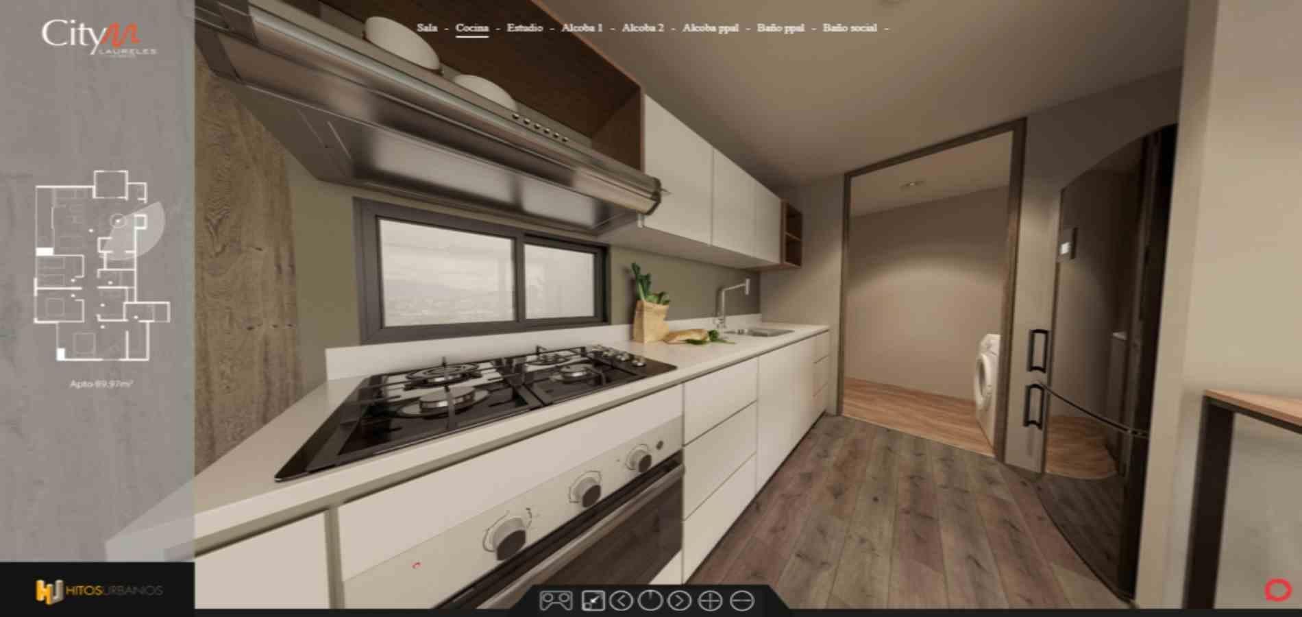 Apartamento en venta ubicado en Medellín, sector Laureles - 4