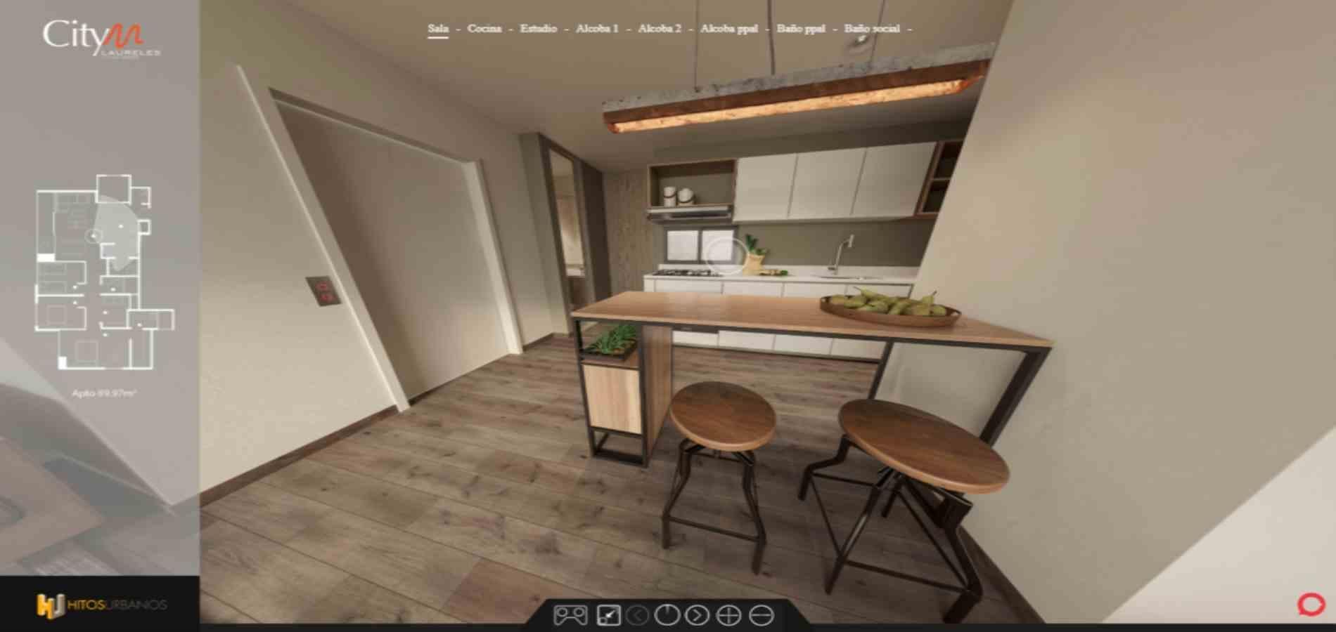 Apartamento en venta ubicado en Medellín, sector Laureles - 5