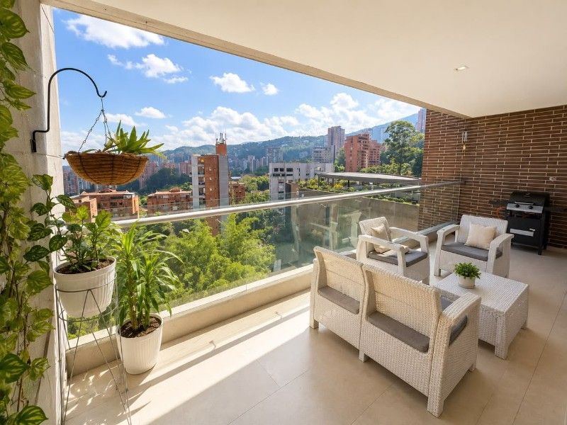 APARTAMENTO AMOBLADO EN ARRIENDO UBICADO EN EL POBLADO SECTOR EL TESORO - 5