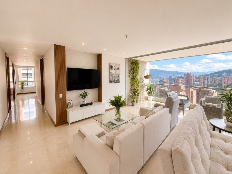 APARTAMENTO AMOBLADO EN ARRIENDO UBICADO EN EL POBLADO SECTOR EL TESORO - 2