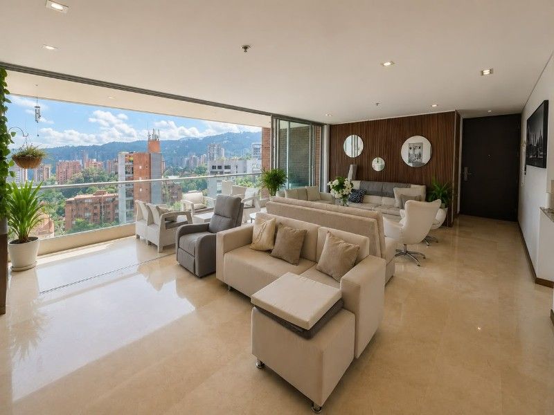 APARTAMENTO AMOBLADO EN ARRIENDO UBICADO EN EL POBLADO SECTOR EL TESORO - 7